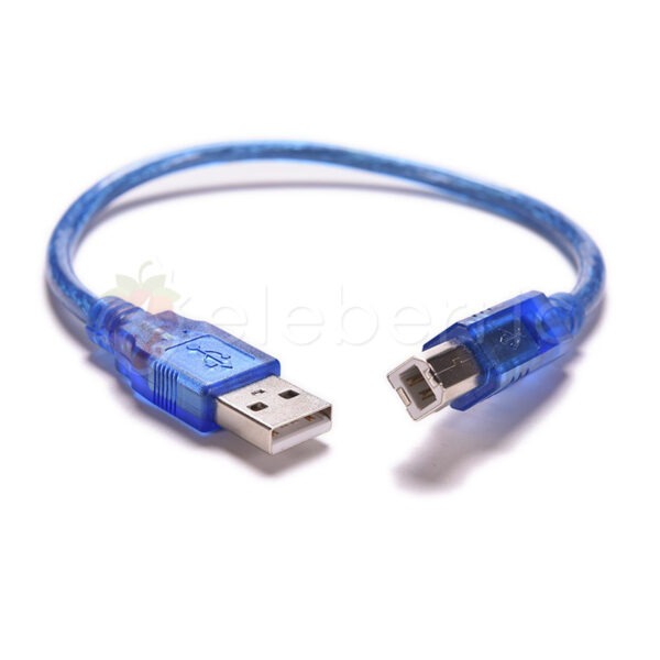 USB 2.0 Type A/B Male 30cm Cable for Arduino Uno/Mega - Image 2