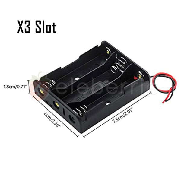 Battery Holder Storage Case 1/2/3/4 Way Slots for 18650 Li-ion Batteries - Image 4