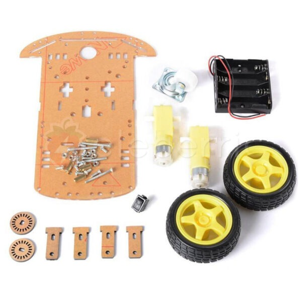 2WD Smart Robotic Car Acrylic Chassis Kit - Image 3