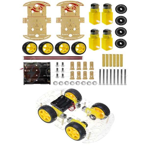 4WD Smart Car Chassis Kit