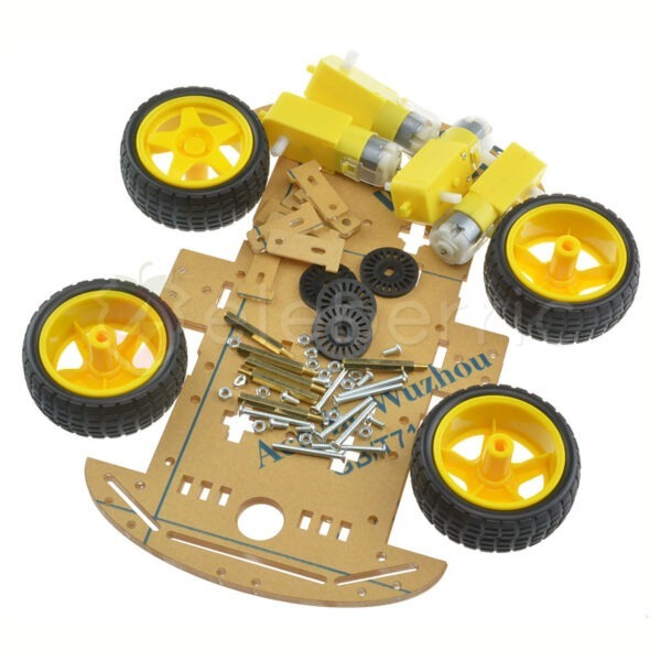 4WD Smart Robotic Car Acrylic Chassis Kit - Image 6