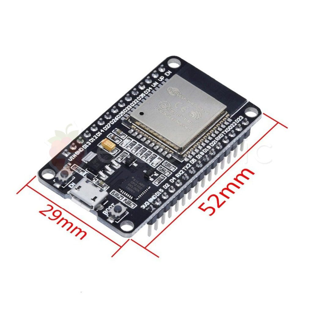 ESP32 WROOM-32 WiFi Bluetooth Development Board (30 Pin) - eleberric