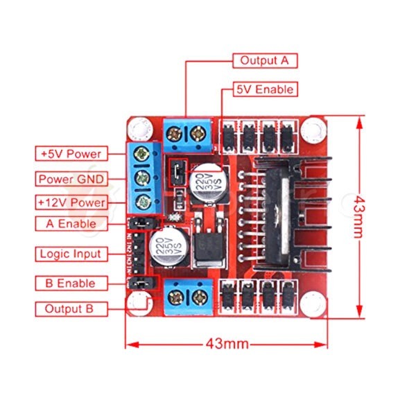 L298N Motor Driver Module - Image 5