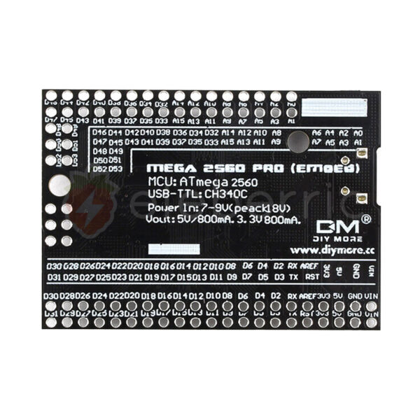 Arduino Mega2560 Pro ATMega2560-16U CH340G Mini Development Board - Image 6