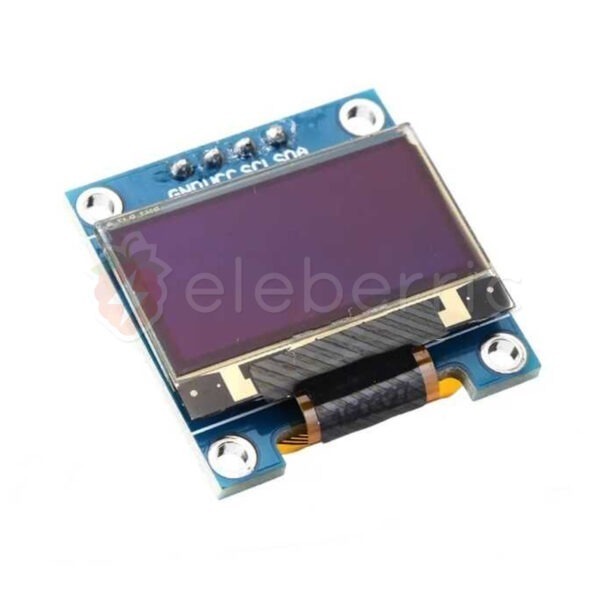 0.96 inch OLED Display Yellow Blue 128x64 I2C IIC 4 Pin - Image 2