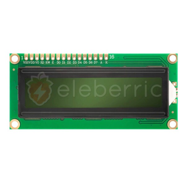 1602 LCD Display Yellow Backlight - Image 2