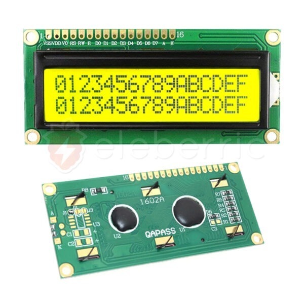 1602 LCD Display Yellow Backlight - Image 4