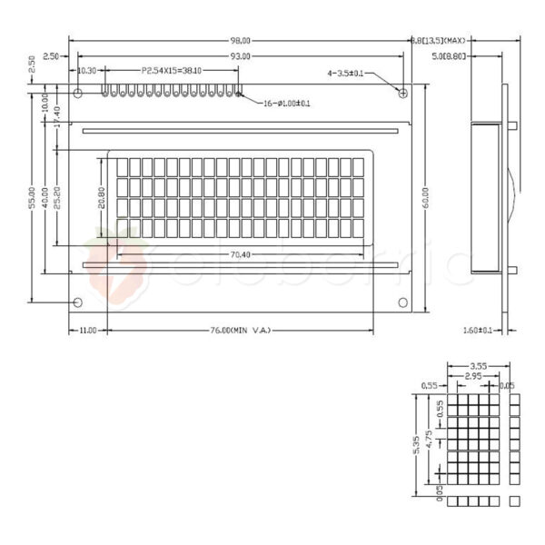 2004 20x4 LCD Display HD44780 Blue Backlight - Image 5