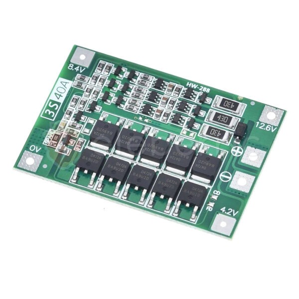 3S 40A Balanced Version 18650 Li-ion Battery Series 11.1V 12.6V BMS Charger Protection Module