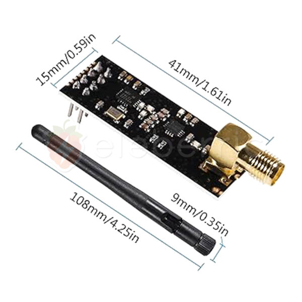 NRF24L01+PA+LNA SMA Wireless 2.4GHz Transceiver with Antenna Long Distance 1100m - Image 6