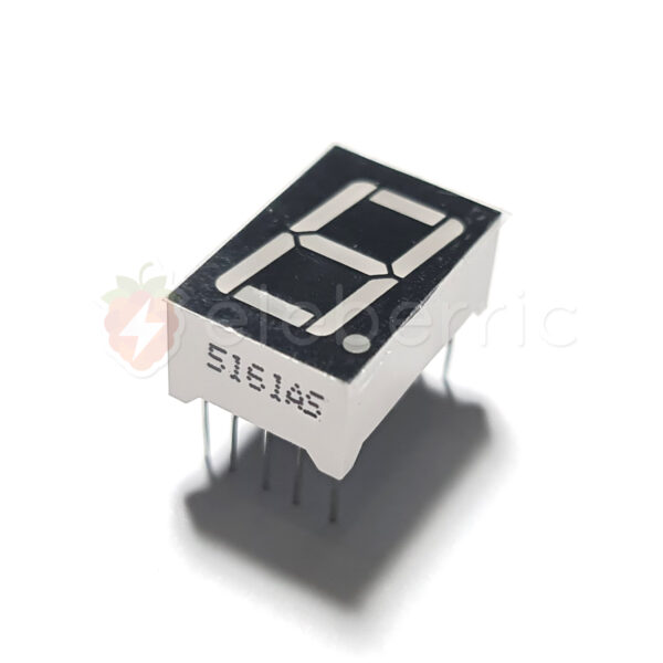 Seven Segment Display 1 Digit 0.56 inch Red Common Cathode - Image 2