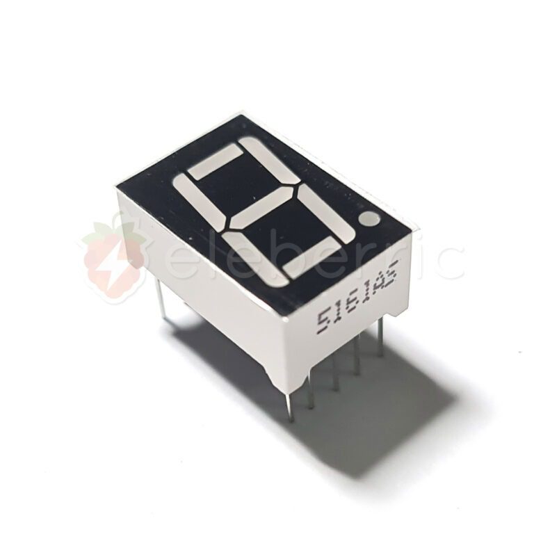Seven Segment Display 1 Digit 0.56 inch Red Common Cathode - eleberric