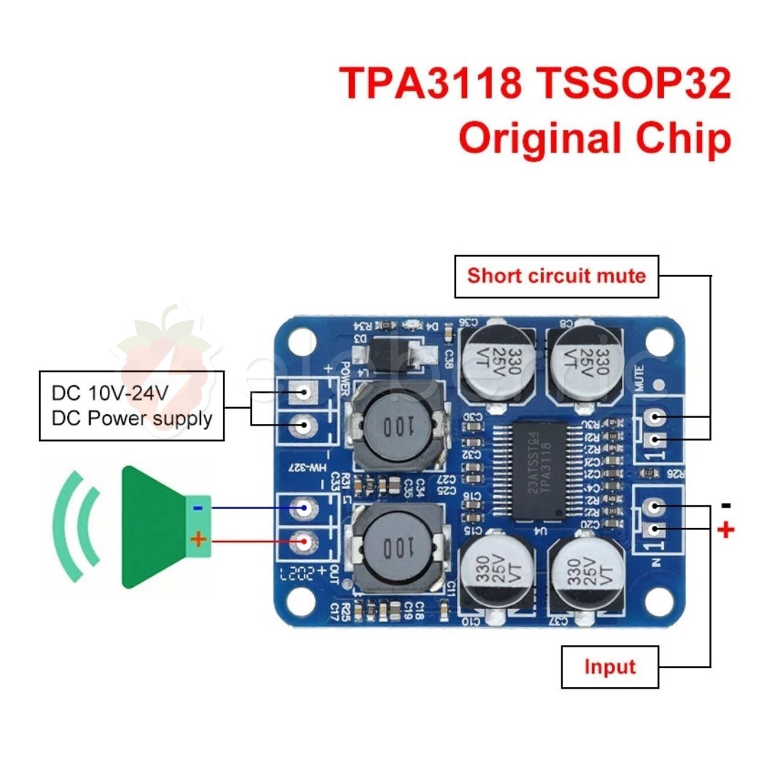 TPA3118 60W Mono Amplifier