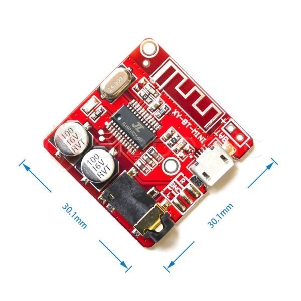 VHM-314 Bluetooth 5.0 Audio Receiver MP3 Decoder (Red PCB) - Image 6