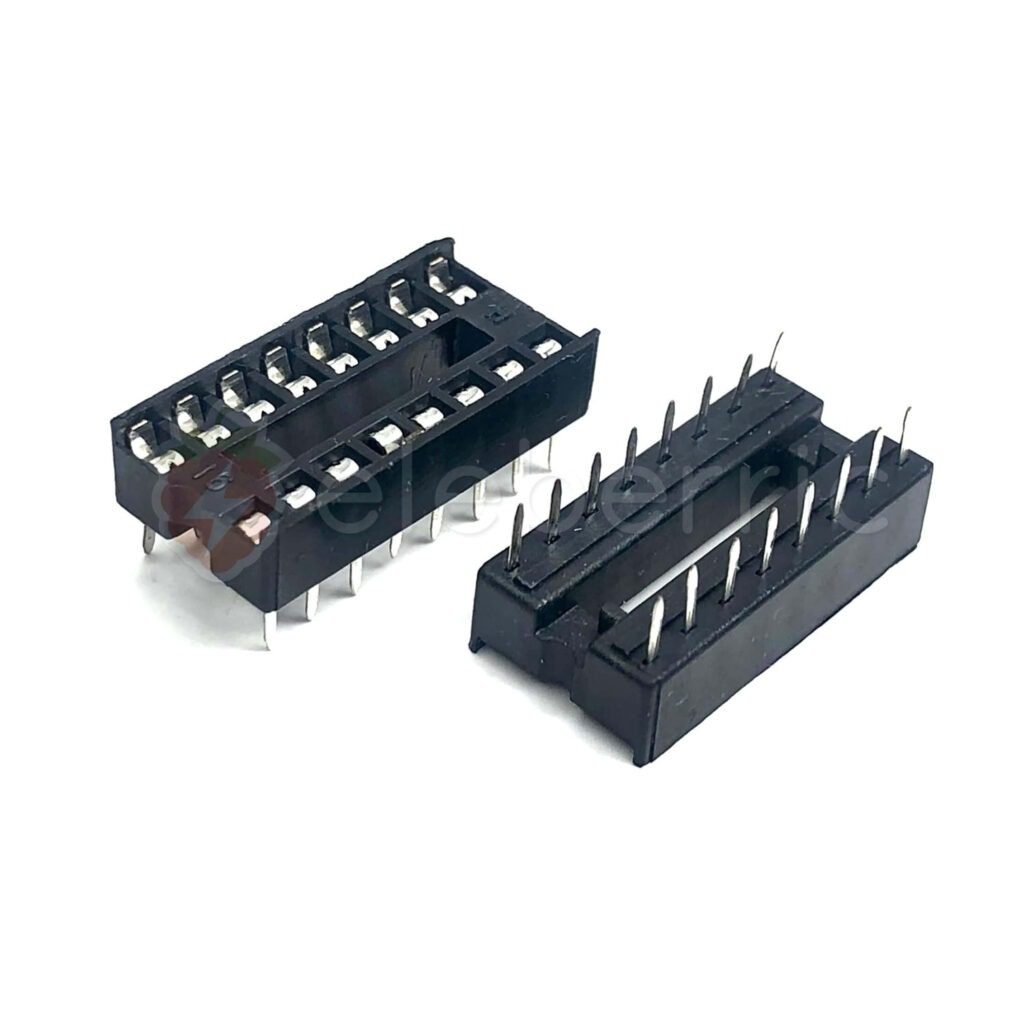 16 Pin IC Base Socket - eleberric