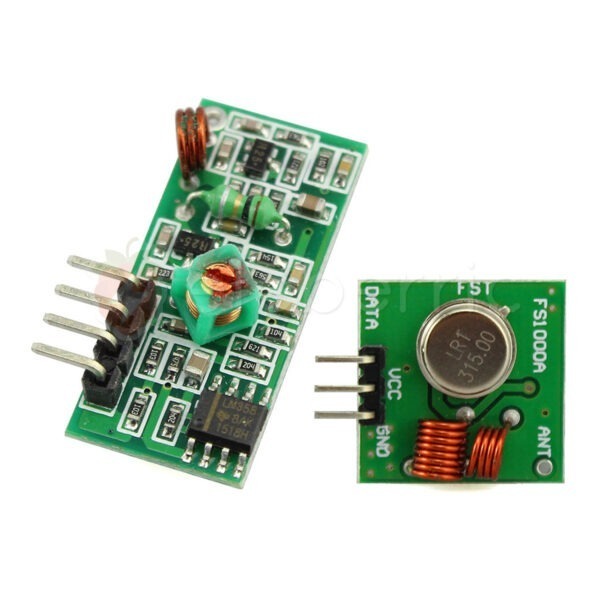 315MHz RF Transmitter and Receiver Kit Module - Image 2