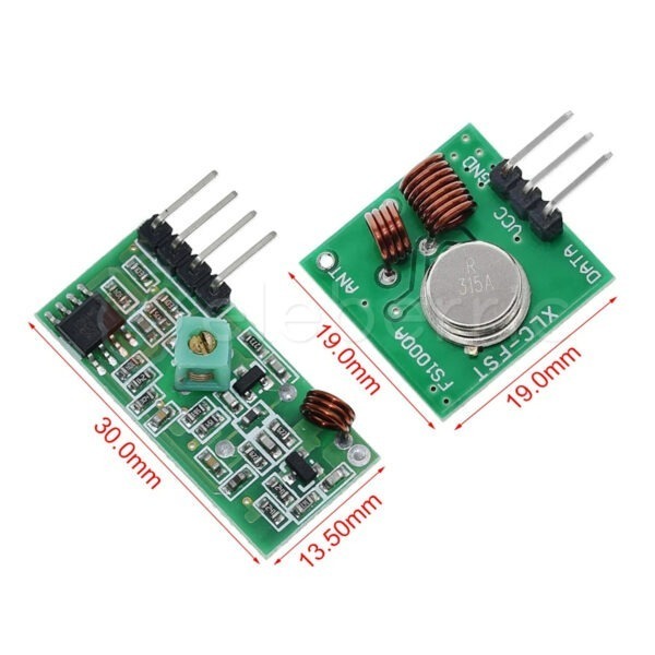 315MHz RF Transmitter and Receiver Kit Module - Image 5