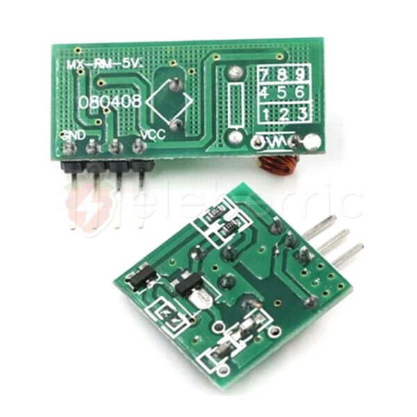 433MHz RF Transmitter and Receiver Kit Module - Image 4