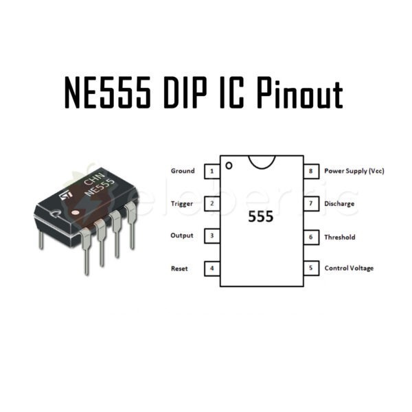 NE555 DIP IC Single Timer - Image 3