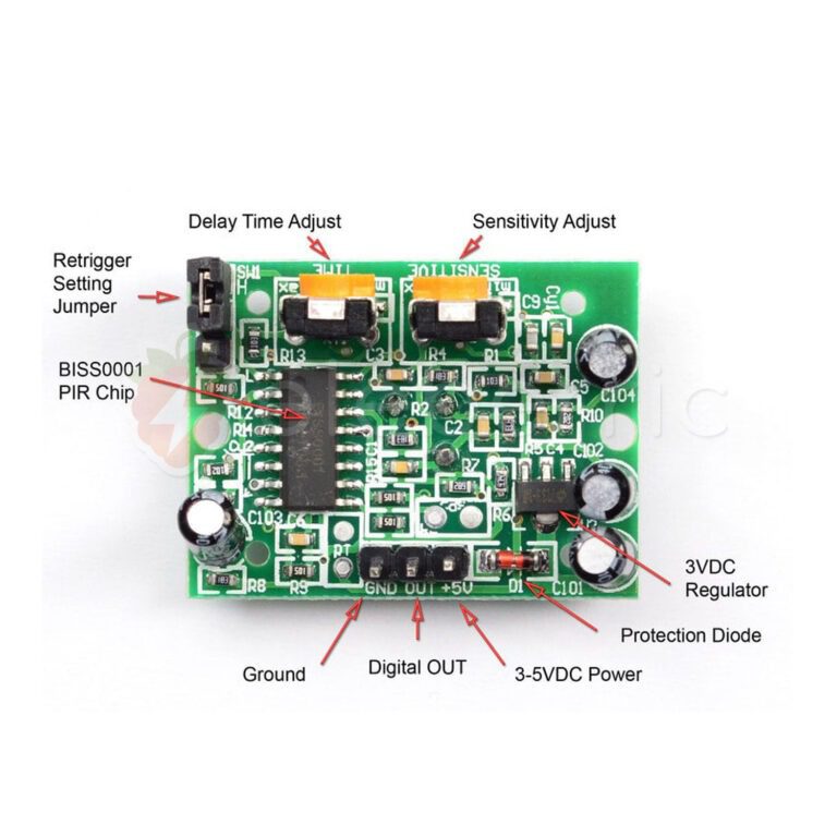 PIR Motion Sensor Module HC-SR501 - eleberric