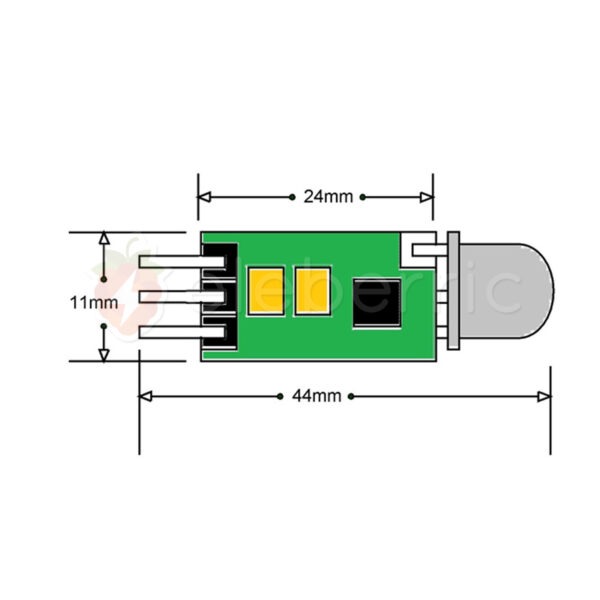 Mini PIR Motion Sensor Module HC-SR505 - Image 5