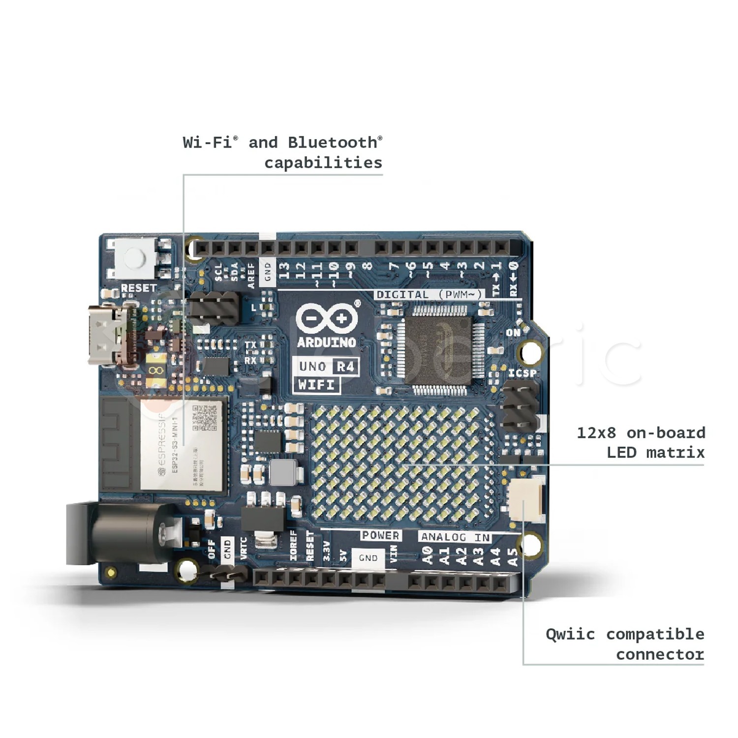 Arduino Uno R4 WiFi Development Board - eleberric