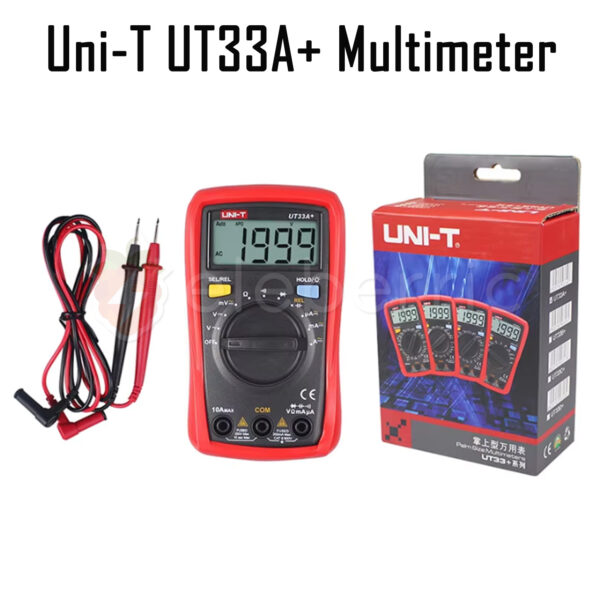 Uni-T UT33A+ Digital Multimeter Auto Range Palm Size Tester - Image 3