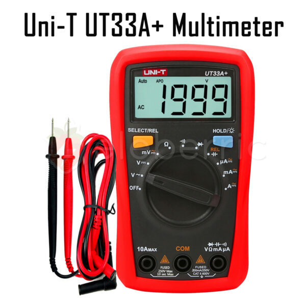 Uni-T UT33A+ Digital Multimeter Auto Range Palm Size Tester - Image 4