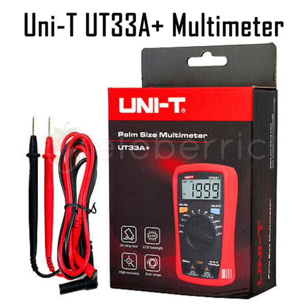 Uni-T UT33A+ Digital Multimeter Auto Range Palm Size Tester - Image 6