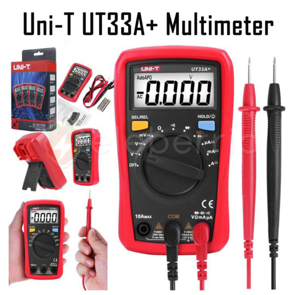 Uni-T UT33A+ Digital Multimeter Auto Range Palm Size Tester - Image 8