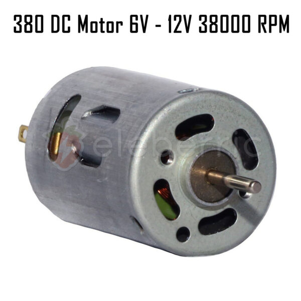 380 DC Motor 6V - 12V DC 38000 RPM - Image 4