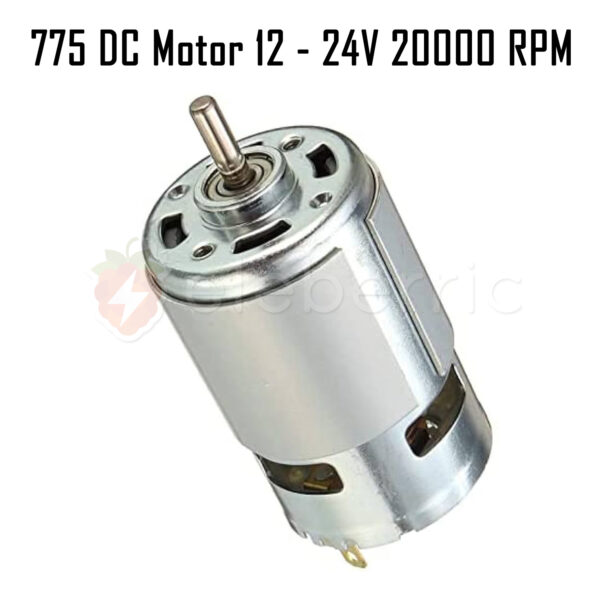 775 DC Motor 12V - 24V DC 20000 RPM - Image 2