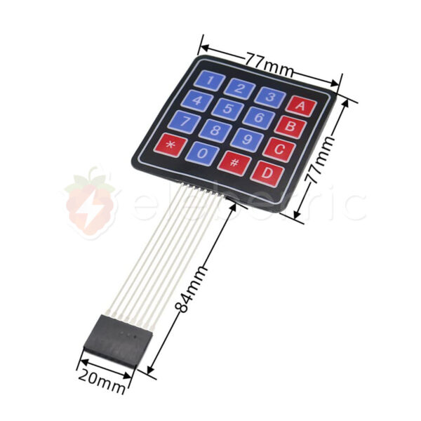 Keypad 4x4 Matrix Membrane Module - Image 6