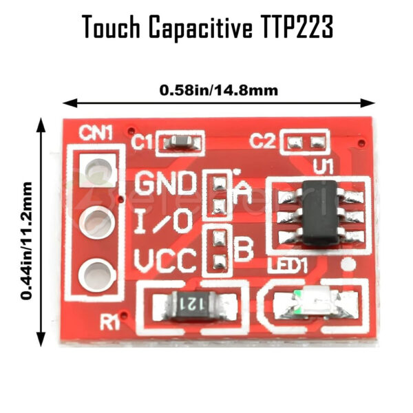 Touch Capacitive Sensor TTP223 - Image 3