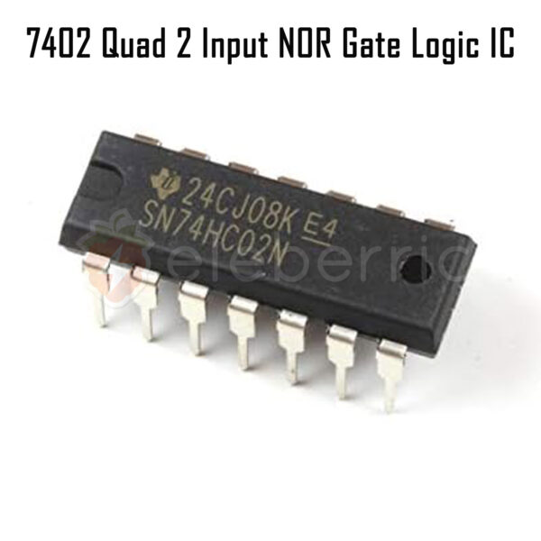 7402 Quad 2 Input NOR Gate Logic IC - Image 2