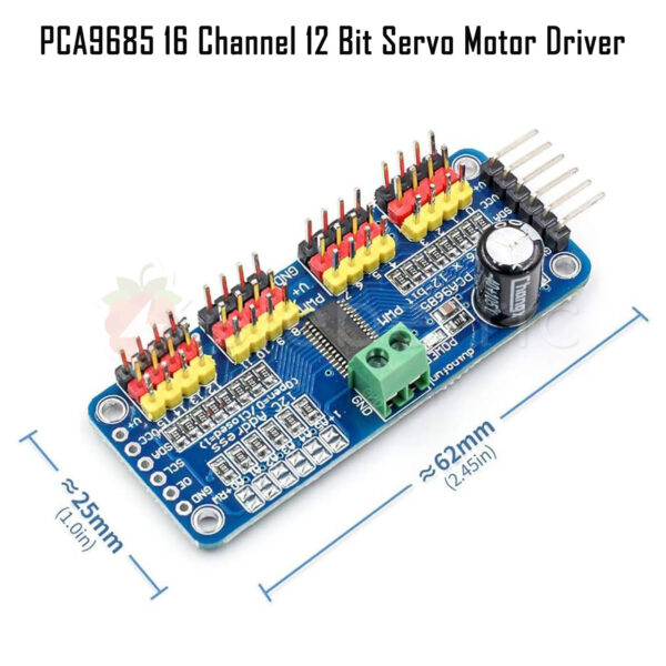 PCA9685 16 Channel 12 Bit Servo Motor Driver - Image 6