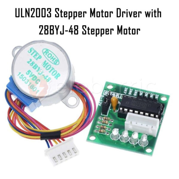 ULN2003 Stepper Motor Driver and 28BYJ-48 Stepper Motor