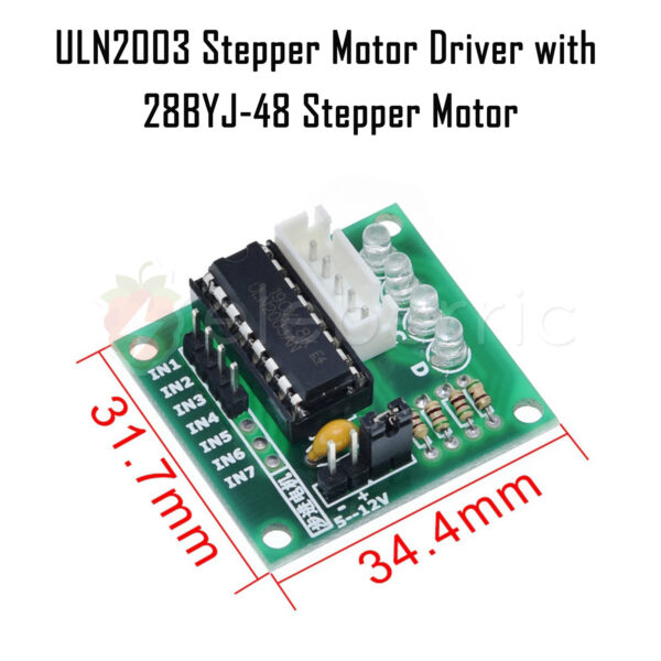 ULN2003 Stepper Motor Driver and 28BYJ-48 Stepper Motor - Image 6