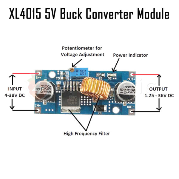 XL4015 5A Step Down Buck Converter Module - Image 6