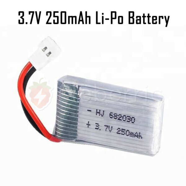 3.7V 250mAh 1S Li-Po Rechargeable Battery - Image 2