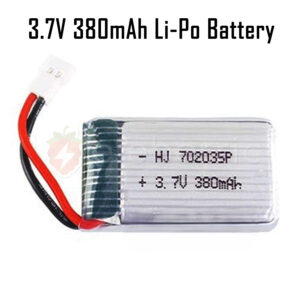 3.7V 380mAh Li-Po Battery