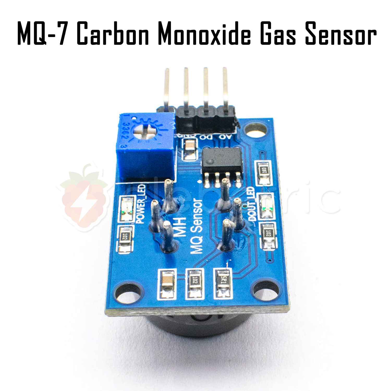 MQ-7 Carbon Monoxide Gas Sensor Module - eleberric